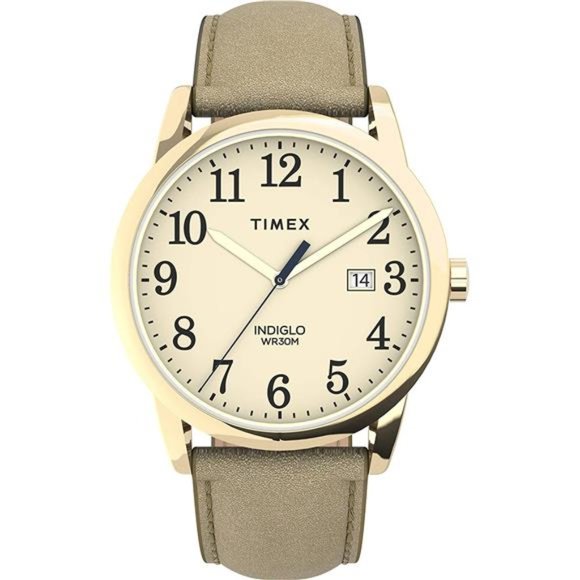 Timex Women\'s Easy Reader Date Leather Strap 38mm Watch main image 6